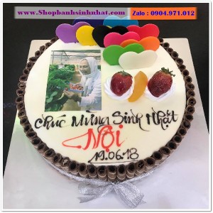 Bánh Sinh Nhật In Hình Ảnh - H344